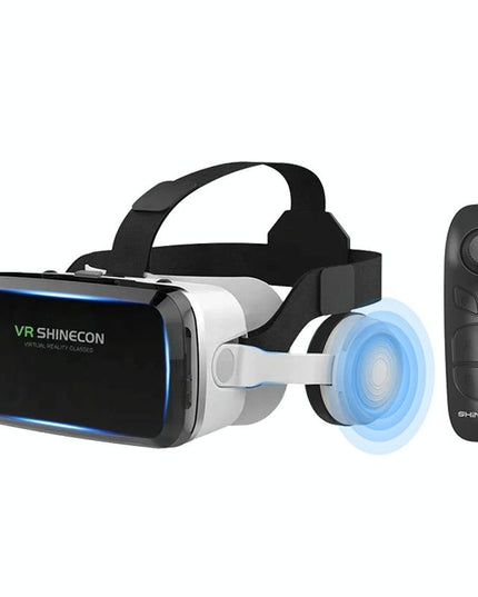 Wireless 3D Vr Headset With Bluetooth - Compact-1915197987122974720