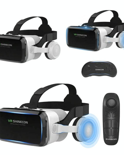 Wireless 3D Vr Headset With Bluetooth - Compact-1915197987122974721
