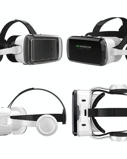 Wireless 3D Vr Headset With Bluetooth - Compact-1915197987122974722