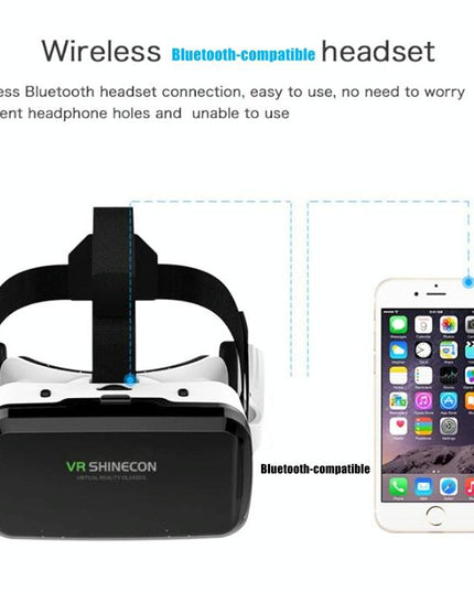 Wireless 3D Vr Headset With Bluetooth - Compact-1915197987122974727
