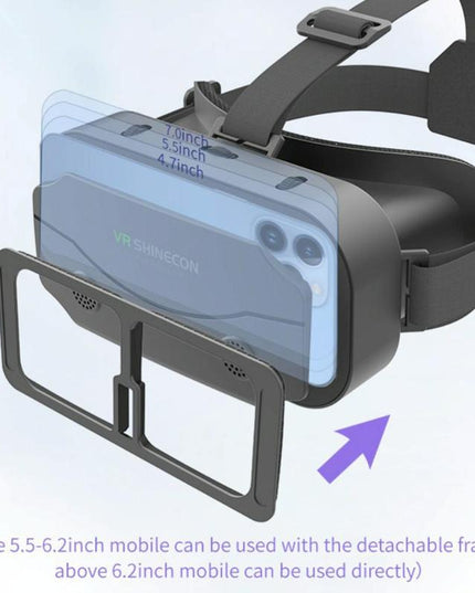 Mobile Vr Glasses - 3D Virtual Reality-1915196819772674051