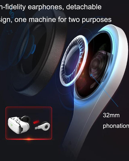 Wireless 3D Vr Gaming Headset With Bluetooth-1922443396065136646