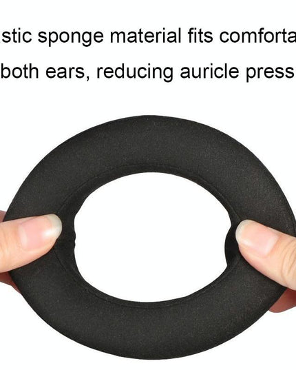 Breathable Leather Headset Cover For Focal Clear Mg Pro - Black Fiber 2 Pack-1915198271295459330
