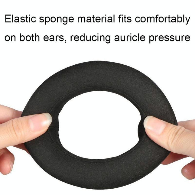 Breathable Leather Headset Cover For Focal Clear Mg Pro - Black Fiber 2 Pack-1915198271295459330