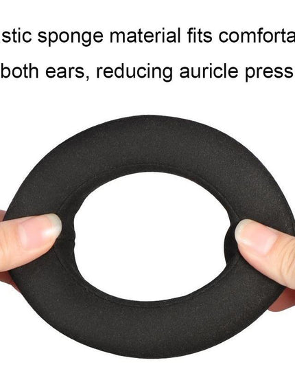 Breathable Leather Headset Cover For Focal Clear Mg Pro - Black Lambskin 2 Pack-1915197161209991170