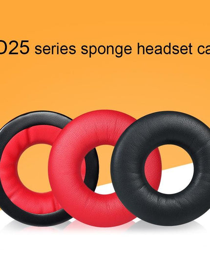 Yellow Headset Sponge Cover For Sennheiser Hd25 Series - 1 Pair-1915197973705396226