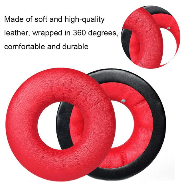Black Wrinkled Headset Sponge Cover For Sennheiser Hd25 Series - 1 Pair-1915197440974262275