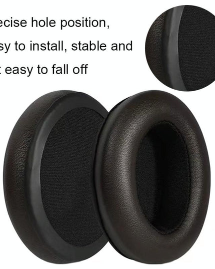 Soft Black Lambskin Headset Sponge Cover For Sennheiser Momentum - 2 Pack-1915197989622779906