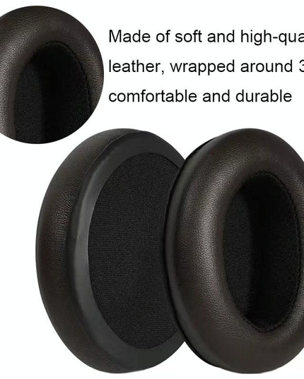 Soft Black Lambskin Headset Sponge Cover For Sennheiser Momentum - 2 Pack-1915197989622779907
