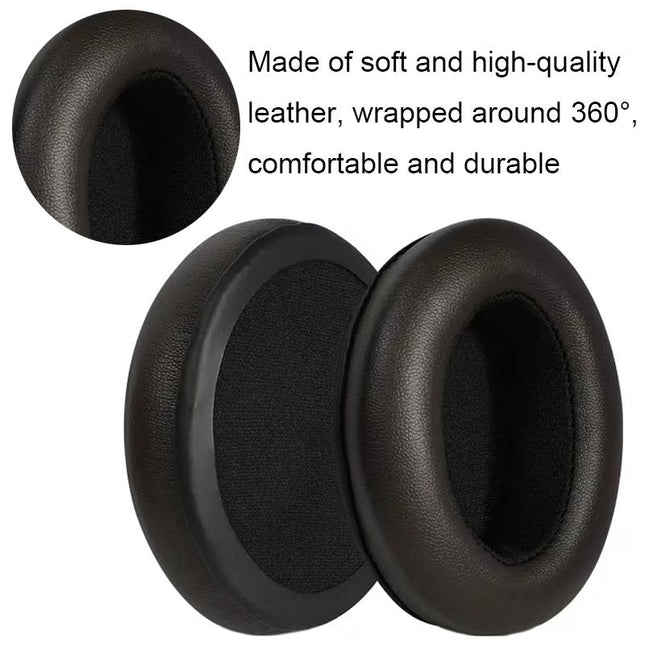 Soft Black Lambskin Headset Sponge Cover For Sennheiser Momentum - 2 Pack-1915197989622779907