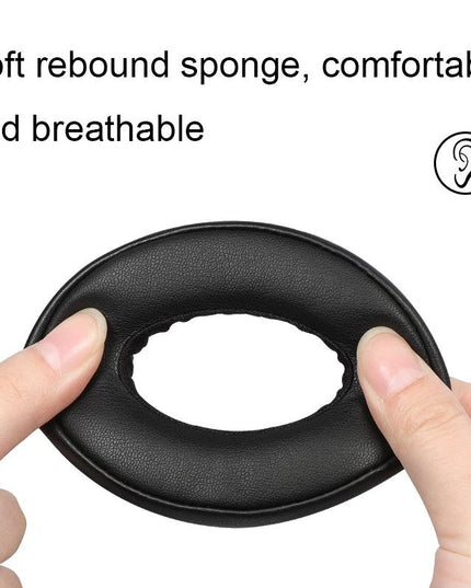 Soft And Breathable Earphone Covers For Parrot Zik - Black 2 Pack-1915196962517422082