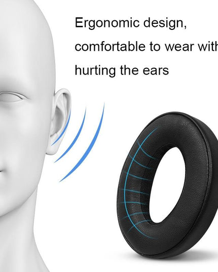 Soft And Breathable Earphone Covers For Parrot Zik - Black 2 Pack-1915196962517422084