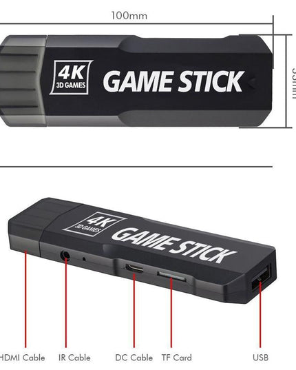 Wireless 4K Tv Game Console With 15 000 Games - 32Gb Storage-1915198116685025282