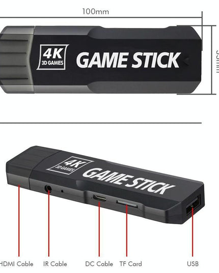 Wireless 4K Hd Tv Game Console With 30 000 Games - 64Gb Storage-1915197971817959426