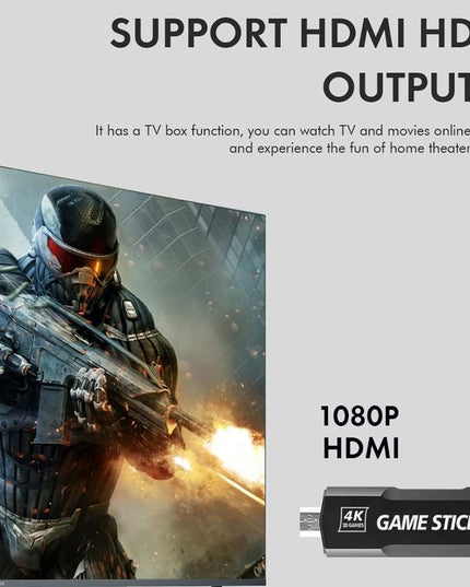 Wireless 4K Hd Tv Game Console With 30 000 Games - 64Gb Storage-1915197971817959429