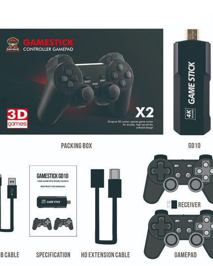 Wireless 4K Tv Game Console With 40K Games 128G Storage-1915197807367688193