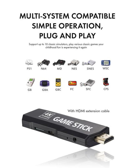 Wireless 4K Tv Game Console With 40K Games 128G Storage-1915197807367688195
