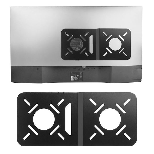 Universal Vesa Mount For Computer Monitor Router And Tablet - Black-1915197134177701888
