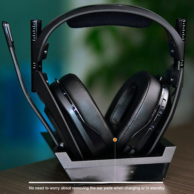 Logitech A50 Gen4 Headset Replacement Earmuffs - 2Pcs Leather & Velvet-1922443448191946757