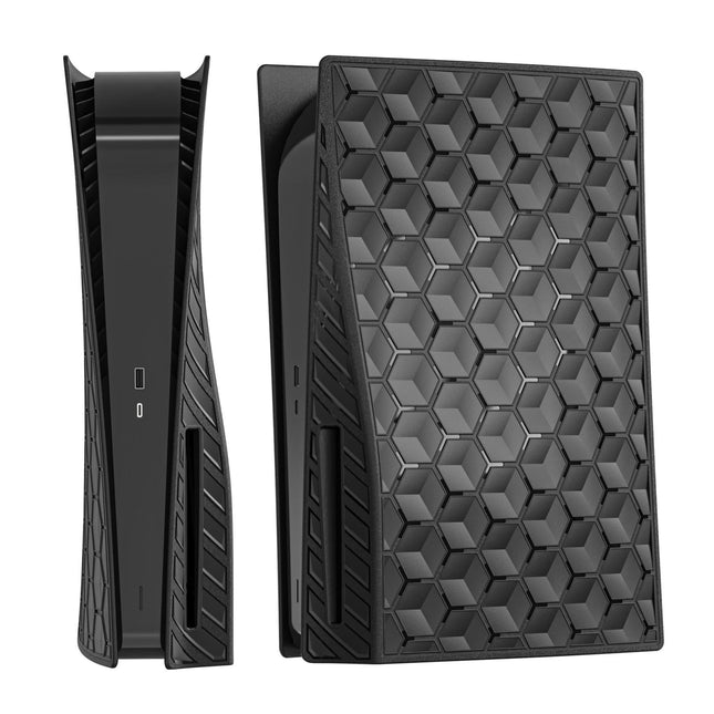 Protective Hard Case For Sony Ps5 Cd-Rom Console - Honeycomb Shell-1915197124790849536