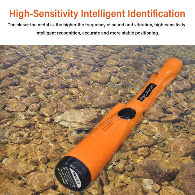 Waterproof Handheld Metal Detector With Positioning Stick - Ip68-1915197519818788869