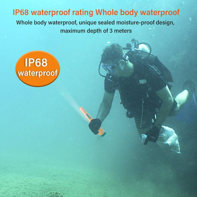 Waterproof Handheld Metal Detector With Positioning Stick - Ip68-1915197519818788871