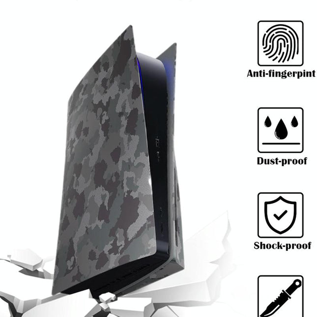 Camouflage Shell Protective Cover For Ps5 Cd-Rom Console-1915198237019607042