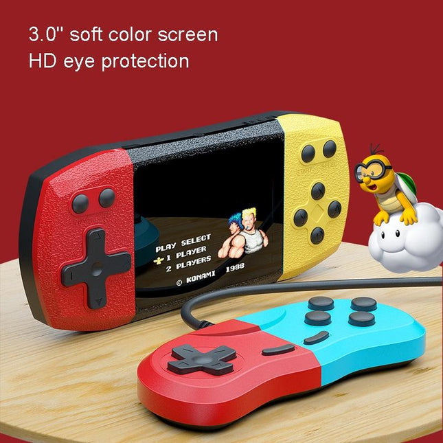 Large Screen Pocket Console - 620 Games - Single Player - 3 Inch Screen - Red / Blue-1915198256409874436
