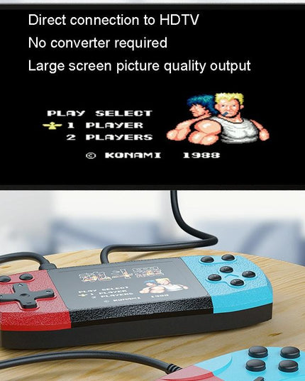 Large Screen Pocket Console - 620 Games - Single Player - 3 Inch Screen - Red / Yellow-1915198086586699781
