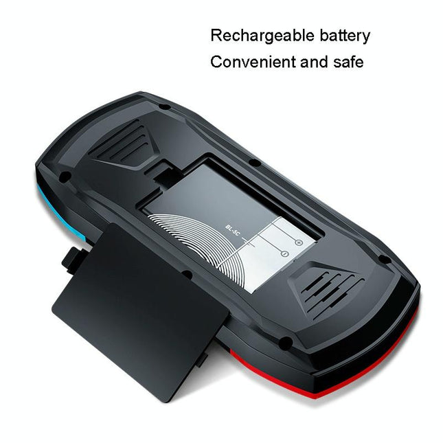 3 Horizontal Screen Pocket Console - 620 Games - Double Player - Red / Yellow-1915197607861424131