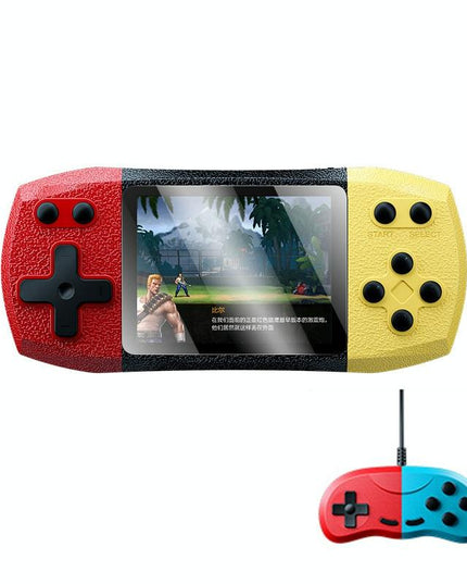 3 Horizontal Screen Pocket Console - 620 Games - Double Player - Red / Yellow-1915197607861424134