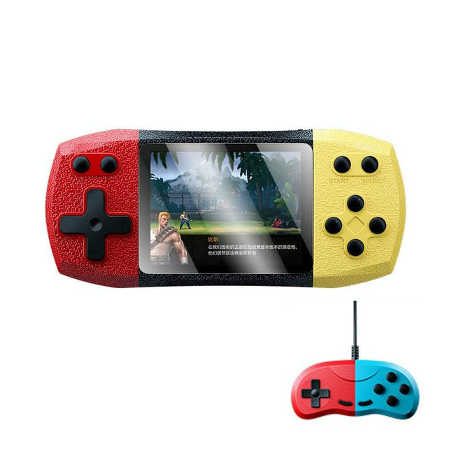 3 Horizontal Screen Pocket Console - 620 Games - Double Player - Red / Yellow-1915197607861424134