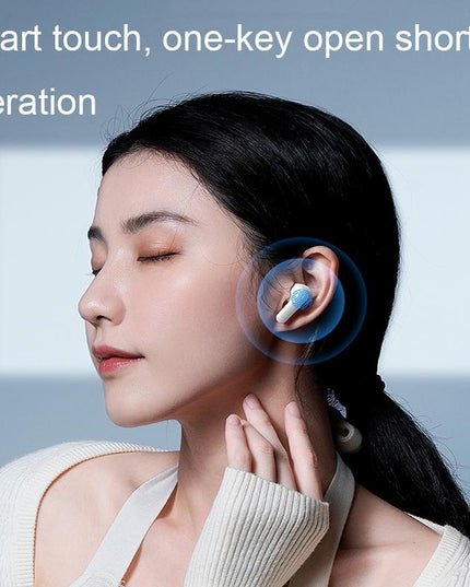 White Dual Noise Canceling Bluetooth Headphones With Anc & Enc Call-1915196853012533253