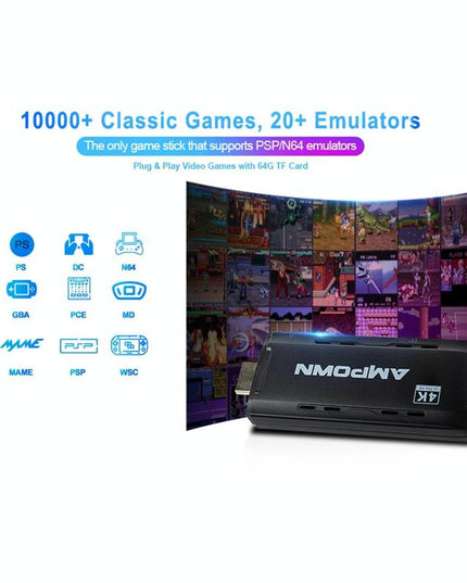 Wireless 2.4G Arcade Mini Console With 64G Storage & 10000 Games-1915198332192559107
