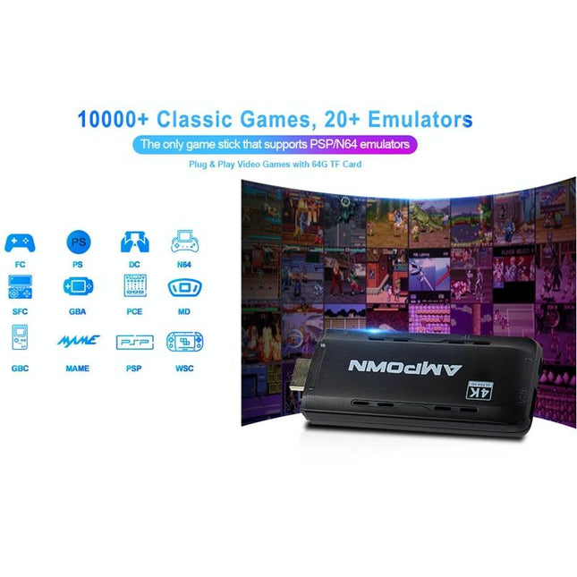 Wireless 2.4G Arcade Mini Console With 64G Storage & 10000 Games-1915198332192559107