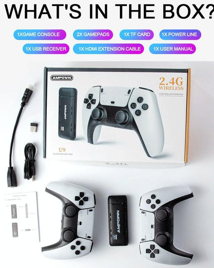 Wireless 2.4G Arcade Mini Console With 64G Storage & 10000 Games-1915198332192559110