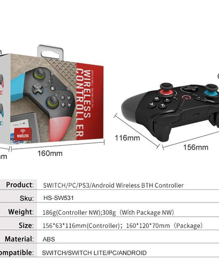 Wireless Game Handle For Nintendo Switch / Lite - Tooth Design-1915196864894996488