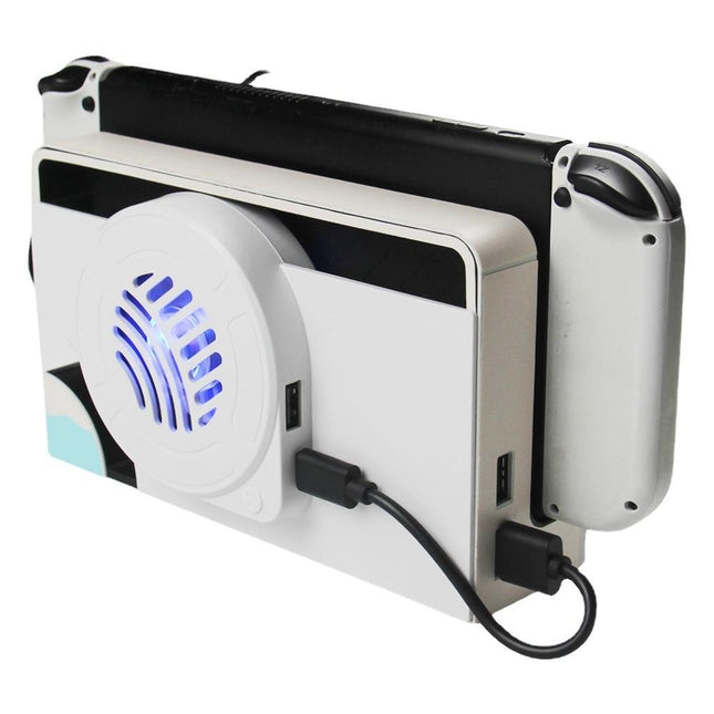 Oled Cooling Fan With Storage Base For Switch-1922443394349666305