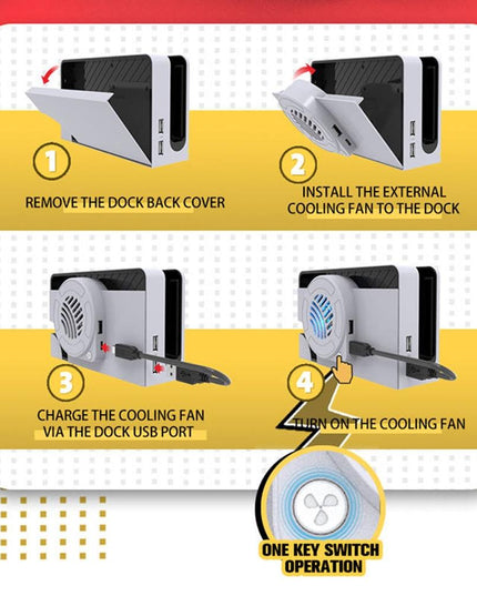 Oled Cooling Fan With Storage Base For Switch-1922443394349666311