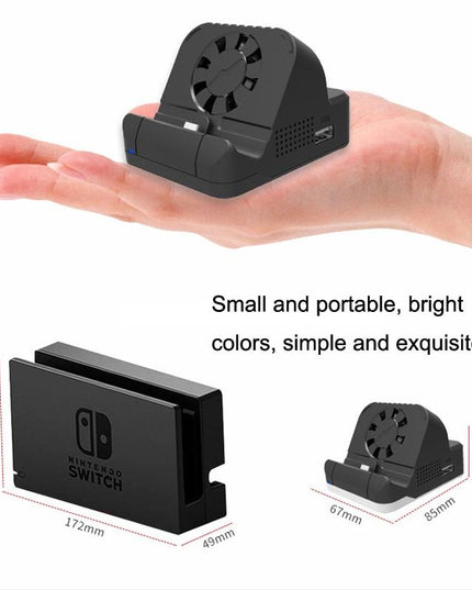 Switch Hdmi Converter With Cooling Fan And Charger-1915196850265264130