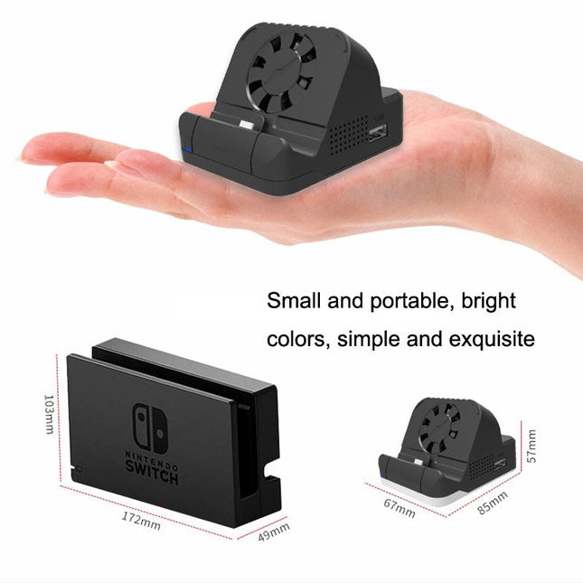 Switch Hdmi Converter With Cooling Fan And Charger-1915196850265264130