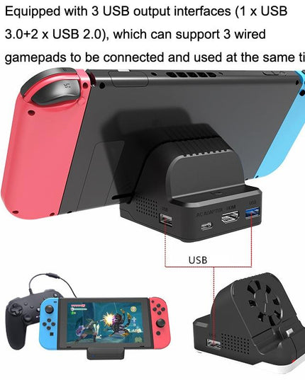 Switch Hdmi Converter With Cooling Fan And Charger-1915196850265264132
