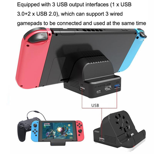 Switch Hdmi Converter With Cooling Fan And Charger-1915196850265264132