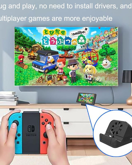 Switch Hdmi Converter With Cooling Fan And Charger-1915196850265264133