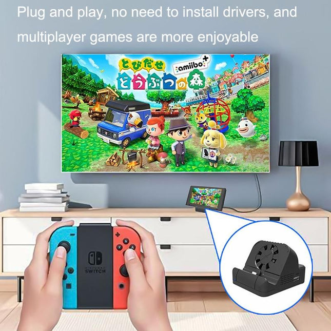 Switch Hdmi Converter With Cooling Fan And Charger-1915196850265264133