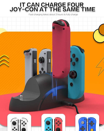 Versatile 6-In-1 Joycon Holder For Nintendo Switch-1915197468996407300