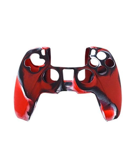 Camouflage Red Silicone Case For Ps5 Controller - Protective Cover-1915197451837509632