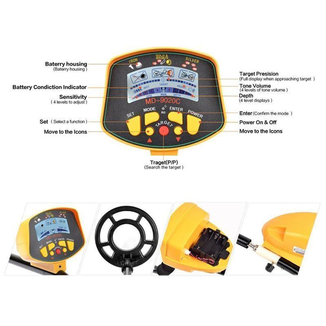 High Sensitivity Lcd Metal Detector - Md9020C-1915197181720137734