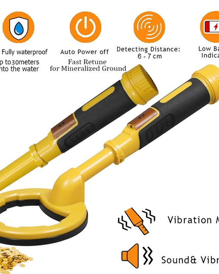 Waterproof 2-In-1 Underwater Metal Detector - 60M Submersible-1915197711917912068