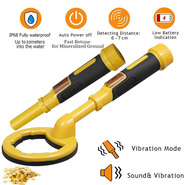 Waterproof 2-In-1 Underwater Metal Detector - 60M Submersible-1915197711917912068